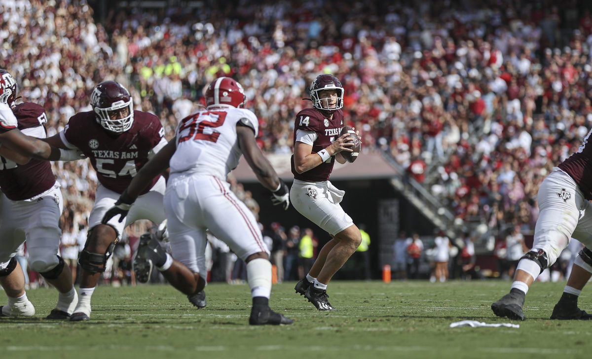 Aggies QB Max Johnson